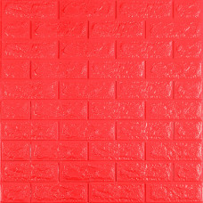 3D панель самоклеюча 700х770х7мм цегла Червона (008-7) SW-00000054