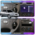 Штатная магнитола Lesko для Hyundai Avante III 2000-2003 экран 9" 2/32Gb CarPlay 4G Wi-Fi GPS Prime
