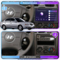 Штатная магнитола Lesko для Hyundai Avante III Рестайлинг 2003-2006 экран 9" 2/32Gb CarPlay 4G Wi-Fi GPS Prime