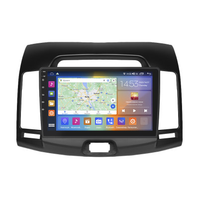 Штатная магнитола Lesko для Hyundai Avante IV 2006-2010 экран 9" 2/32Gb CarPlay 4G Wi-Fi GPS Prime