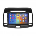 Штатная магнитола Lesko для Hyundai Avante IV 2006-2010 экран 9" 2/32Gb CarPlay 4G Wi-Fi GPS Prime