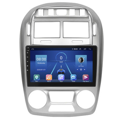 Штатная магнитола Lesko для Kia Cerato I 2003-2007 экран 9" 6/128Gb 4G Wi-Fi GPS Top