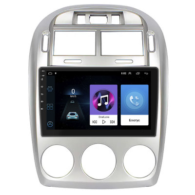 Штатная магнитола Lesko для Kia Cerato I Manual AC 2003-2007 экран 9" 1/16Gb Wi-Fi GPS Base