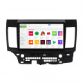 Штатная магнитола Lesko для Mitsubishi Lancer Evolution X 2007-2016 экран 10" 1/16Gb Wi-Fi GPS Base