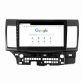 Штатная магнитола Lesko для Mitsubishi Lancer Evolution X 2007-2016 экран 10" 2/32Gb 4G Wi-Fi GPS Top
