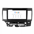 Штатная магнитола Lesko для Mitsubishi Lancer Evolution X 2007-2016 экран 10" 4/64Gb 4G Wi-Fi GPS Top
