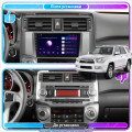 Штатная магнитола Lesko для Toyota 4Runner V 2009-2013 экран 9" 4/64Gb CarPlay 4G Wi-Fi GPS Prime