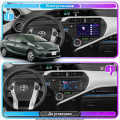 Штатная магнитола Lesko для Toyota Aqua I Рестайлинг 2 2017-2021 экран 9" 2/32Gb 4G Wi-Fi GPS Top