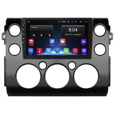 Штатная магнитола Lesko для Toyota FJ Cruiser  2006-н.в. экран 9" 2/32Gb Wi-Fi GPS Base