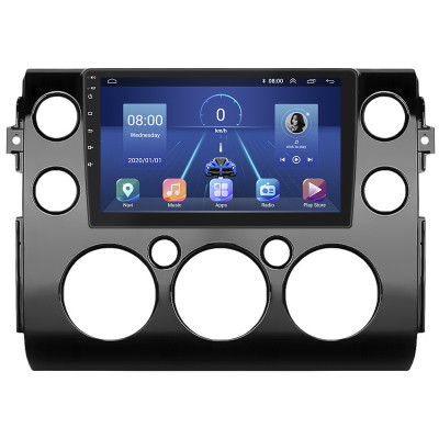 Штатная магнитола Lesko для Toyota FJ Cruiser  2006-н.в. экран 9" 2/32Gb 4G Wi-Fi GPS Top