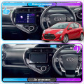 Штатная магнитола Lesko для Toyota Prius c I Рестайлинг 2015-н.в. экран 9" 4/64Gb 4G Wi-Fi GPS Top