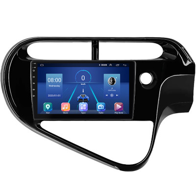 Штатная магнитола Lesko для Toyota Prius c I Рестайлинг 2015-н.в. экран 9" 6/128Gb 4G Wi-Fi GPS Top