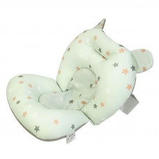 Матрасик коврик для ребенка в ванночку с креплениями Bestbaby 330P Blue Stars