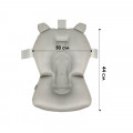 Матрасик коврик для ребенка в ванночку с креплениями Bestbaby 340 Blue Bears