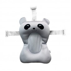 Матрасик коврик для ребенка в ванночку с креплениями Bestbaby 340 Gray Raccoon