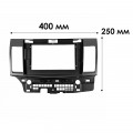 Переходная рамка Mitsubishi Lancer X 2007-2017 (MI 048T) 3759 10.1" Black