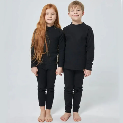 Чорна дитяча термобілизна Columbia на флісі: Ідеальна для дівчаток і хлопчиків до -32°C До конца акции 2 дня