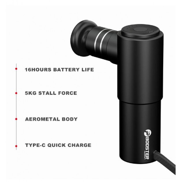 Компактний ударний масажер Booster Mini – ваш незамінний помічник для швидкого відновлення