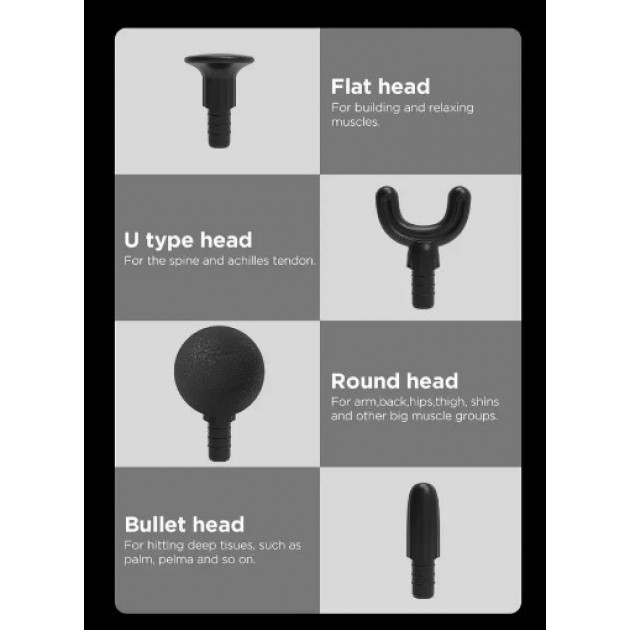 Компактний ударний масажер Booster Mini – ваш незамінний помічник для швидкого відновлення