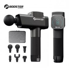 Антистресовий перкусійний масажер (пістолет) Booster M2-C з акумулятором 2500 mAh, 12V, Type-C для терапії та зняття напруги.