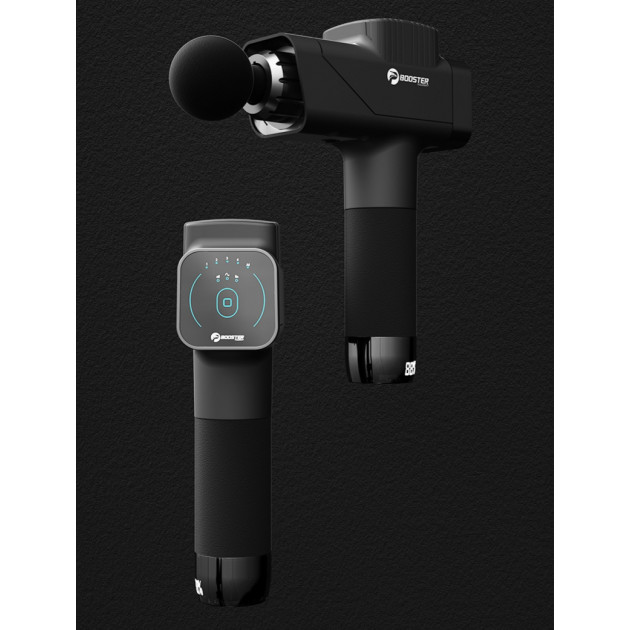 Антистресовий перкусійний масажер (пістолет) Booster M2-C з акумулятором 2500 mAh, 12V, Type-C для терапії та зняття напруги.