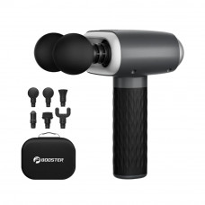 Перкусійний ударний масажер BOOSTER DM для тіла з гарячим компресом та подвійними головками для масажу шиї, плеч, спини та ніг