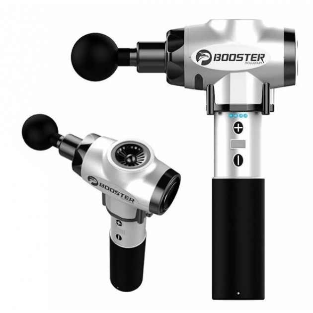 Профессиональный перкуссионный массажер для мышц Booster E (24V), ударный пистолет с металлическим корпусом