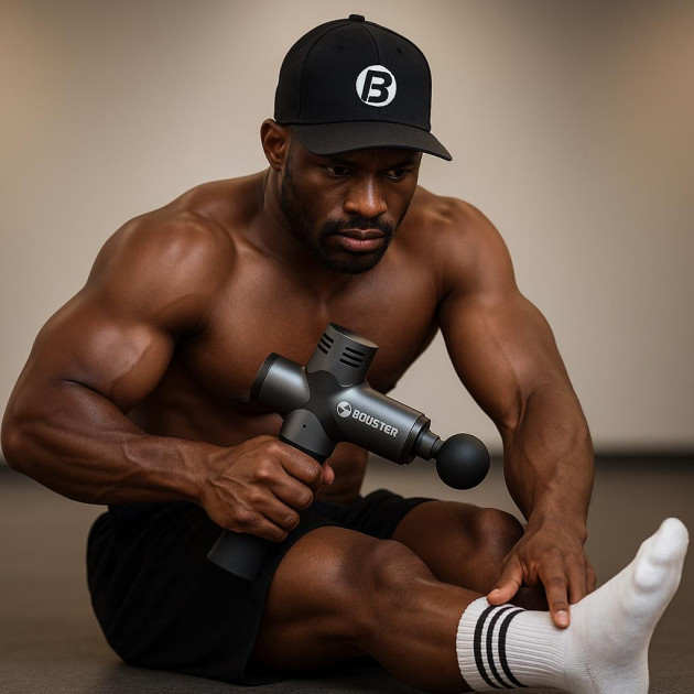 Профессиональный ударный перкуссионный массажёр Booster Pro 3 для тела – для снятия боли и восстановления