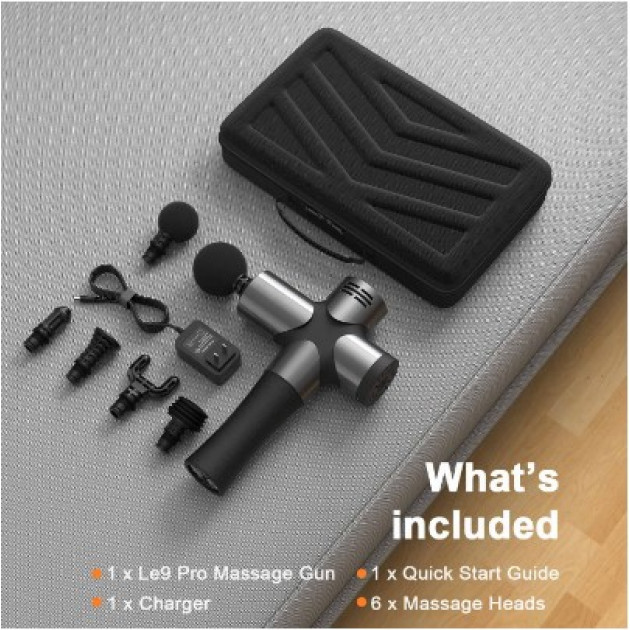 Профессиональный ударный перкуссионный массажёр Booster Pro 3 для тела – для снятия боли и восстановления