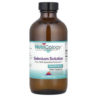 Селен, Selenium Solution, Nutricology, 236 мл