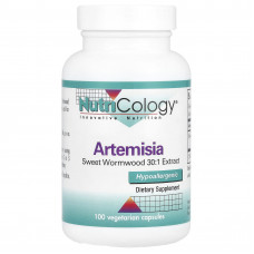 Полин, Артемізін, Artemisia, Nutricology, 500 мг, 100 вегетаріанських капсул