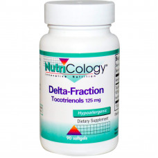 Дельта-фракція токотрінол, Delta-Fraction Tocotrienols, Nutricology, 125 мг, 90 кап.