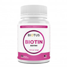 Біотин, Biotin, Biotus, 600 мкг, 100 таблеток