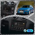 Штатная магнитола Lesko для Audi S3 II (8P) Рестайлинг 2008-2012 экран 9" 6/128Gb 4G Wi-Fi GPS Top