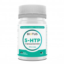 5-HTP (5-гідрокситриптофан), 5-HTP, Biotus, 30 капсул