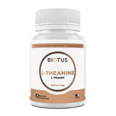 L-теанін, L-Theanine, Biotus, 600 мг, 60 капсул