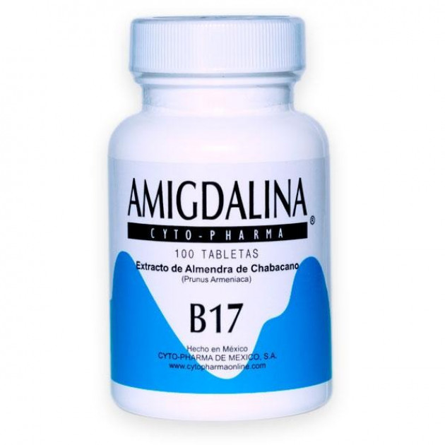 Вітамін B17, Amygdalina, Cyto Pharma, 500 мг, 100 таблеток