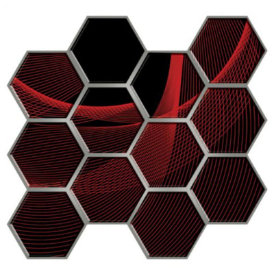 Декоративная ПВХ плитка на самоклейке 275х285х4мм Соты, цена за 1 шт. (СПП-503) SW-00000667