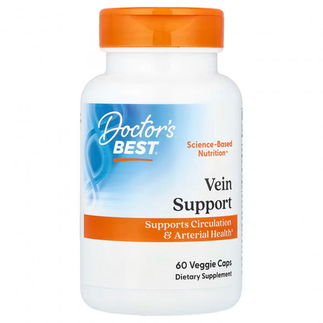 Підтримка здоров'я вен, Vein Support, Doctor's Best, 60 капсул