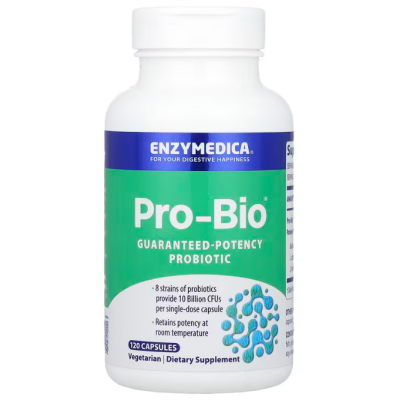 Пробіотик гарантованого дії, Guaranteed Potency Probiotic, Enzymedica, 120 капсул