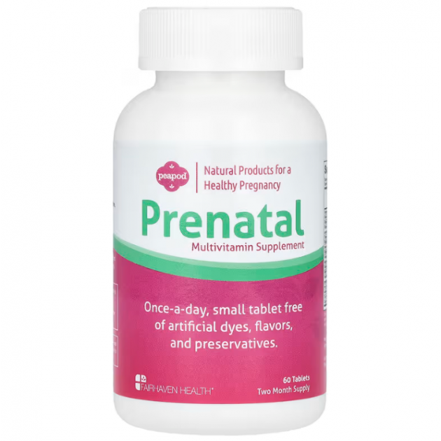Вітаміни для вагітних, Prenatal Multivitamin, Fairhaven Health, 60 таблеток