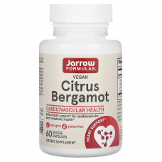 Бергамот, Citrus Bergamot, Jarrow Formulas, 500 мг, 60 рослинних капсул