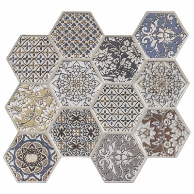 Декоративная ПВХ плитка на самоклейке 275х285х4мм Соты, цена за 1 шт. (СПП-504) SW-00000673