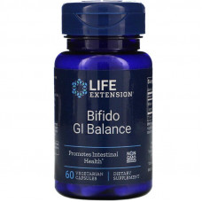 Біфідобактерії, Bifido GI Balance, Life Extension, 60 капсул