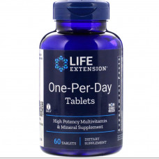 Вітамінний комплекс, One-Per-Day Tablets, Life Extension, 1 в день, 60 таблеток