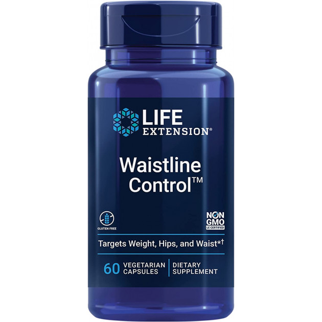 Жироспалювач для стегон та талії, Waistline Control, Life Extension, 60 вегетаріанських капсул