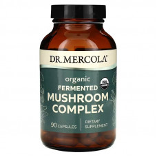 Гриби, комплекс, Mushroom Complex, Dr. Mercola, ферментований, 90 капсул