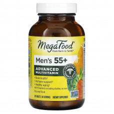 Вітаміни для чоловіків 55 +, Multi for Men 55+, Mega Food, 120 таблеток