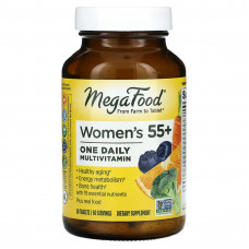 Мультивітаміни і мінерали для жінок 55+, Women Over 55, MegaFood, 1 в день, 60 таблеток