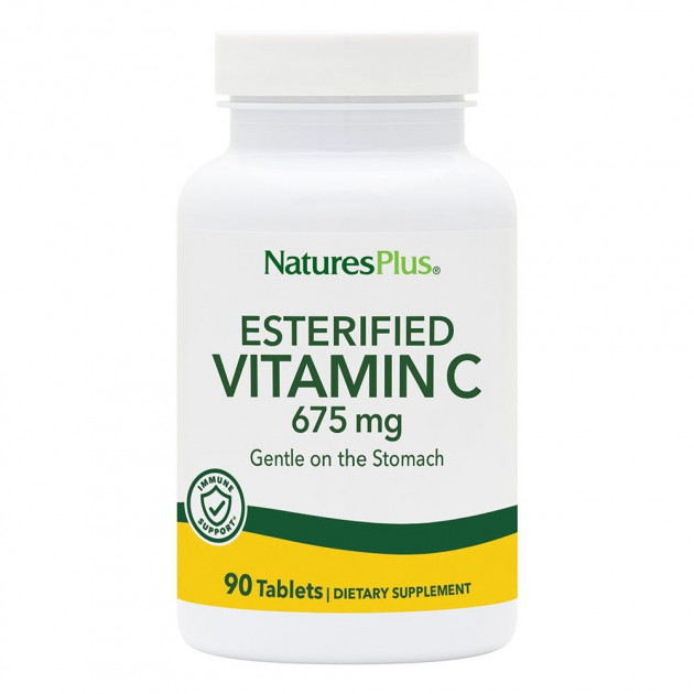 Вітамін С естерифікований, Esterified Vitamin C, Nature's Plus, 675 мг, 90 таблеток